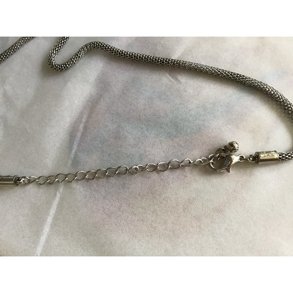 Silpada Sterling Silver Mother-of-Pearl Pendant With Silver-tone Necklace - Picture 4 of 4